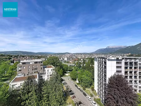 seynod _ spacieux appartement 5 pièces de 101 87 m² carrez  avec belle vue dégagée  à vend