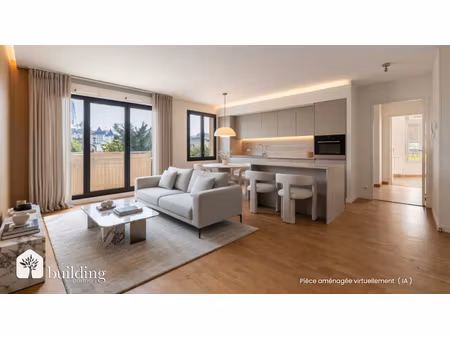 suresnes - proche puteaux - appartement 3 pièces de 65.7 m² + balcon de 6 m²