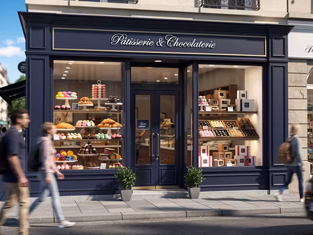 pâtisserie-chocolaterie + murs à vendre