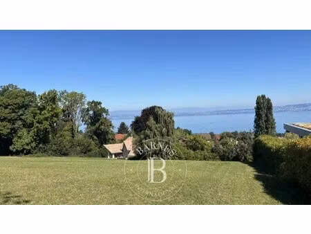 neuvecelle - terrain de 3 650 m² - vue lac panoramique
