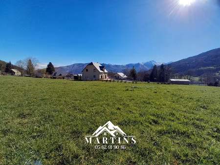 val d'azun - 3kms argeles - terrain à bâtir de 760 m2 offran