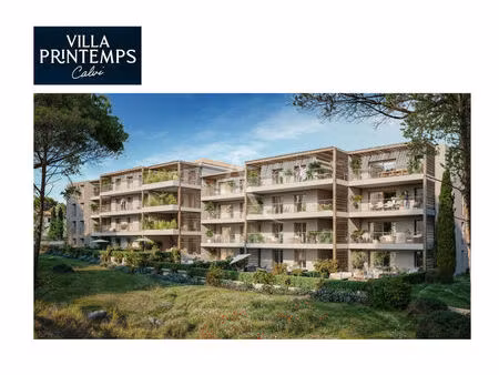 grand t2 neuf baie de calvi