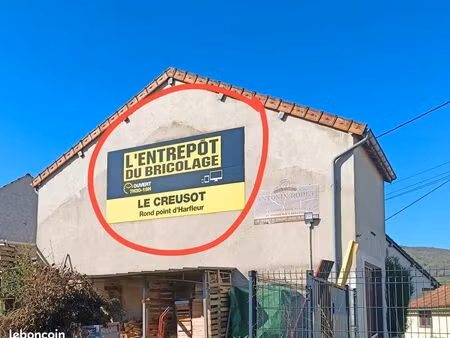 emplacement publicitaire façade - forte visibilité - départementale creusot / autun