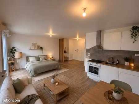 super studio 31 m² avec terrasse 15 m² + parking - dpe c/ éragny (95)