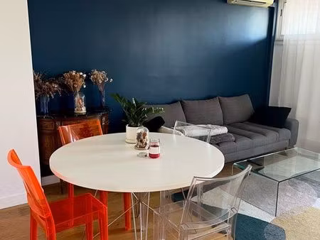 ◊ toulouse – saint-cyprien t2 meublé 56 m² – terrasse 10 m² – parking privatif