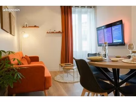 à louer – 3 appartements t2 meublés haut de gamme – centre-ville de thouars