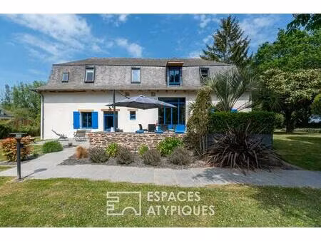 authentique grange revisitée avec élégance et modernité