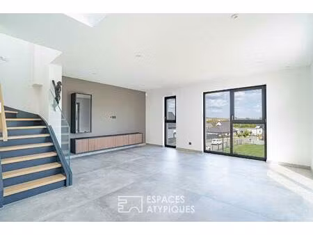 duplex contemporain comme une maison