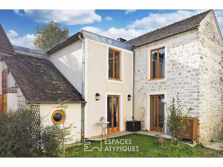maison en pierre de caractère au centre de bourron-marlotte