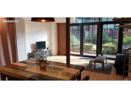 loft duplex 68 m² carrez + terrasse + parking – jardin des plantes rouen
