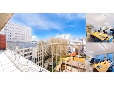 duplex à louer avec terrasse et 3 chambres   etterbeek (vbe19435)