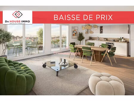appartement neuf t4 avec loggia  situé dans le quartier canon d'or à lambersart (nord - 59