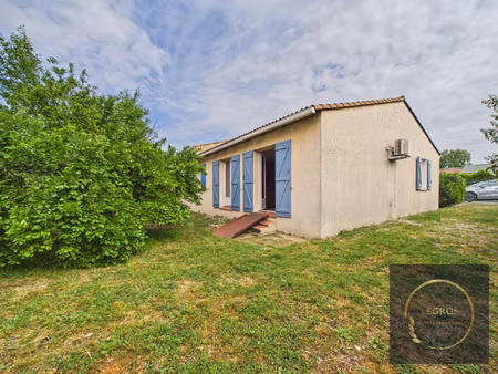 villa de plain pied de 96m2 sur une parcelle de 367 m2 avec