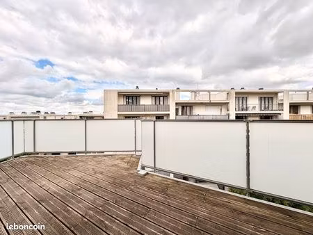 toulouse - t3 de 74 m2 avec grande terrasse - frais de notaire réduits