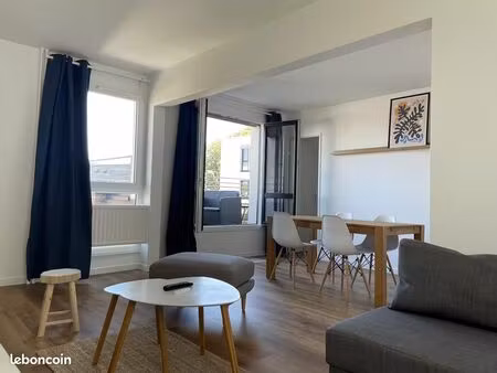 t3 meublé 65m² – terrasse & parking – rénové – 5ème avec ascenseur | lille