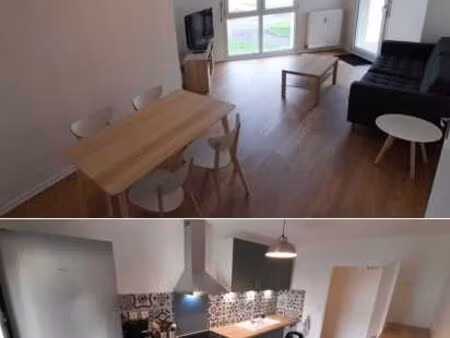 location appart meublé 3 chambres - refait à neuf - proche tram