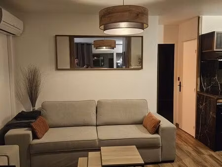 appartement rénové 37m² + grand jardin 70m² – clim & store électrique