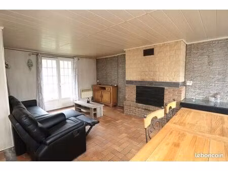 pavillon de plain-pied de 108m²  3 chambres avec grand jardin et garage