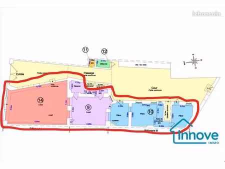 local commercial 128 m² versailles