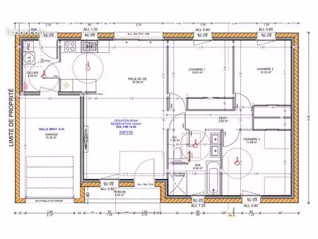 maison 3 chambres - disponible 1 juillet 2026