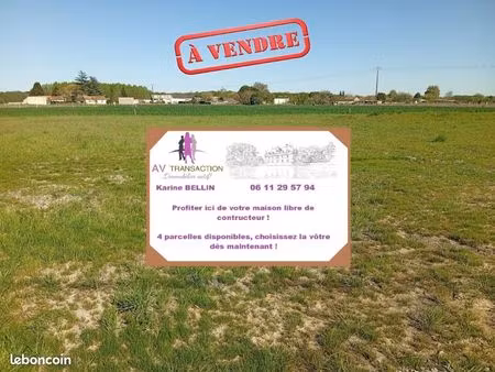 terrain 1 115 m² lencloitre