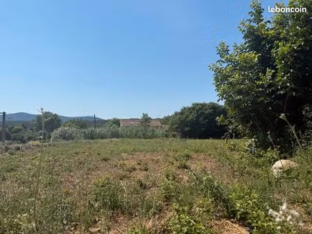 terrain 300 m² carnoules