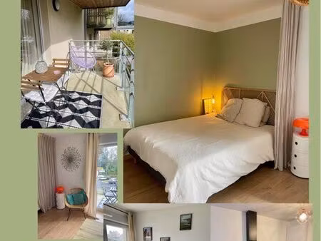 studio rénové avec balcon