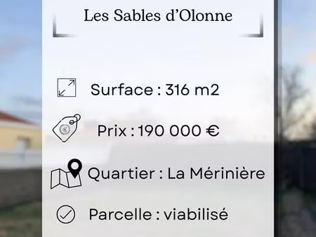 terrain à vendre