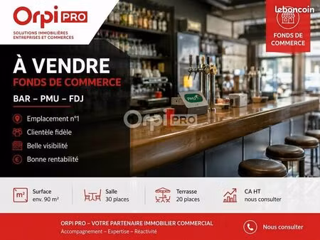 bar/brasserie/tabac 98 m²