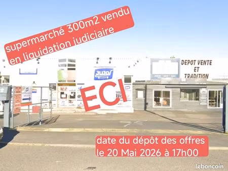 fonds de commerce alimentation 300 m²