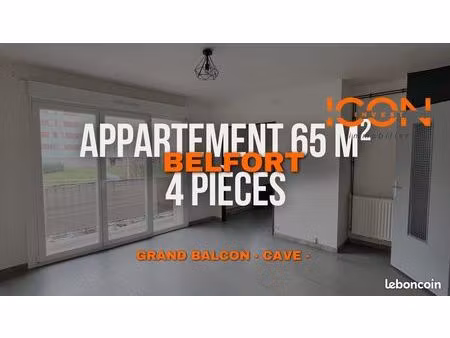 appartement 4 pièces 65 m²