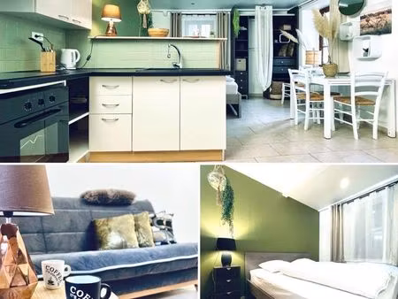 magnifique appartement meublé et équipé   refait à neuf   35 m2  au coeur de l’ardèche  vi