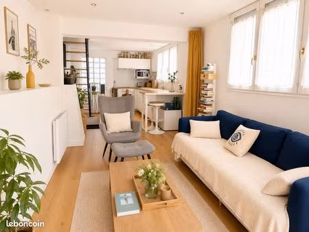 un triplex atypique à vivre comme une maison — nanterre  secteur bergères ( puteaux)