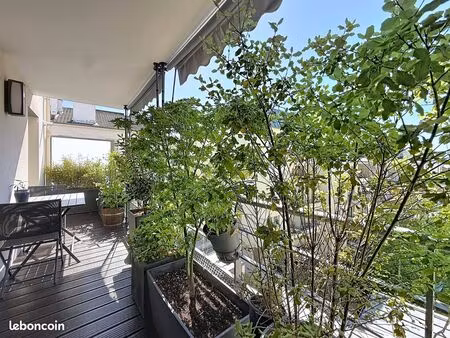 suresnes à proximité de puteaux appartement 3 pièces 2 chambres  terrasse exposition sud-o