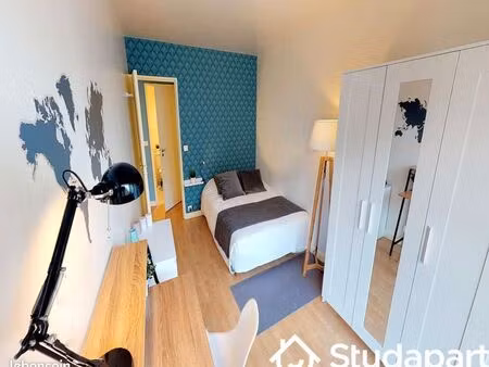 chambre 1 pièce 11 m²