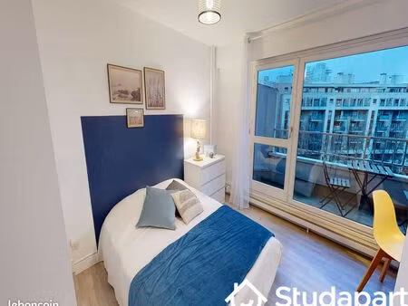 chambre 1 pièce 12 m²