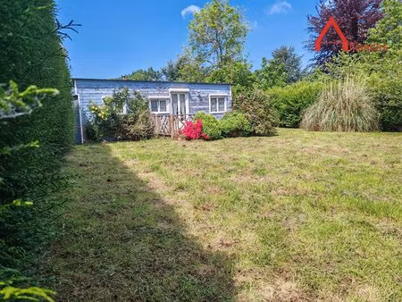 terrain constructible de 1000 m² avec mobil-home