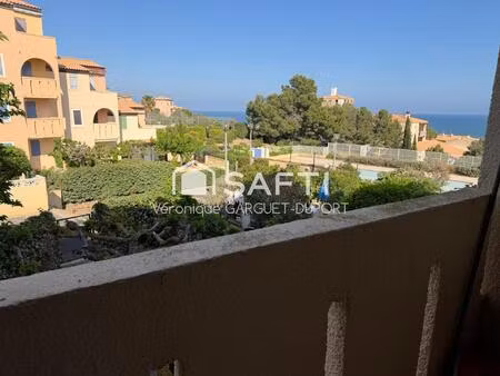 appartement 29 m² – vue mer – parking  piscine  tennis