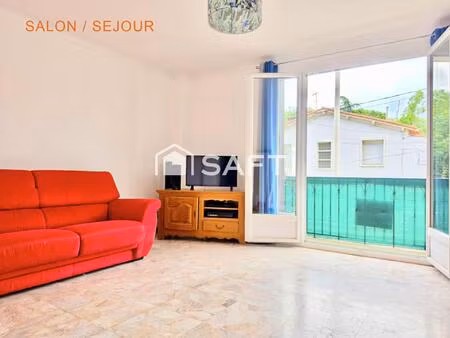 appartement 4 pièces – 74 m² – parking + cave
