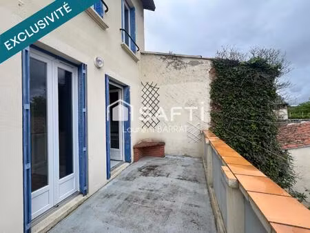 ravissante maison de ville avec terrasse et garage
