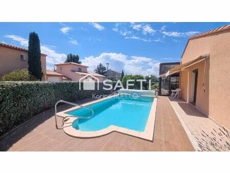 maison plain-pied 4 faces avec piscine le boulou