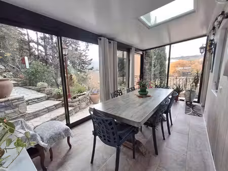 villeneuve les corbieres  maison 4 pièces jardin dépendances