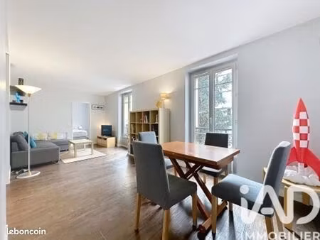 t2 meublé 51 m² lumineux – double séjour + buanderie + dressing – alfortville