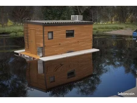 tiny house flottante habitable – maison sur l’eau mobile