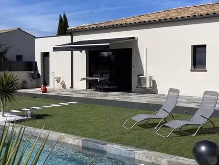 maison 95 m2 avec piscine sans aucun vis à vis