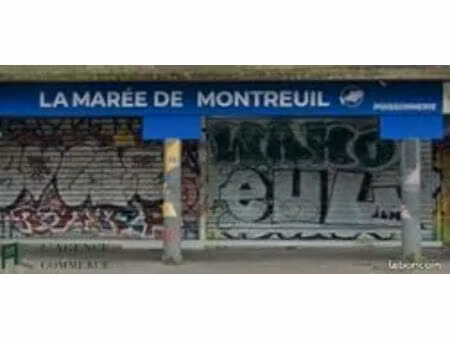 fonds de commerce poissonnerie 101 m²