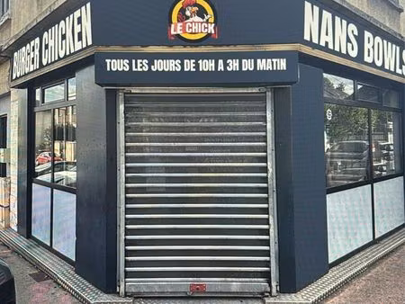 restaurant a vendre fast food chickenspot tacos kebab