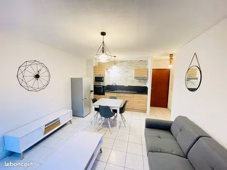 appartement t2 meublé - grande terrasse