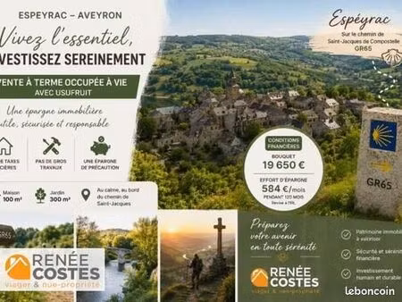 maison en viager 4 pièces 100 m²