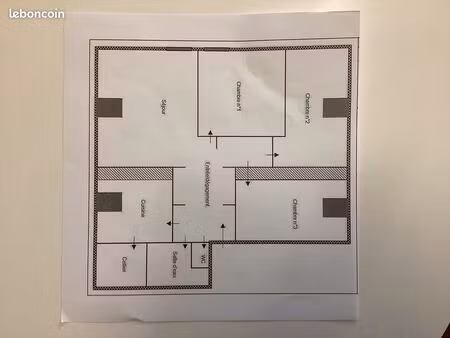 appartement à louer sur echenoz la meline